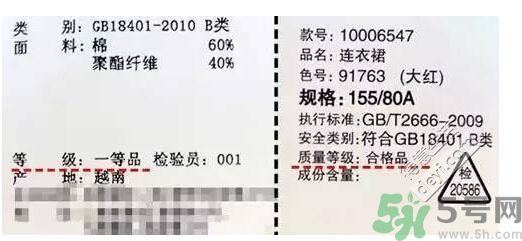 衣服一等品是什么意思？衣服一等品和合格品哪個好？