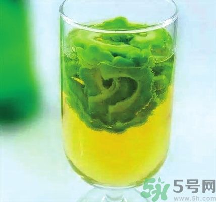 新鮮的苦瓜片能泡水喝嗎？新鮮苦瓜片泡水喝好嗎？
