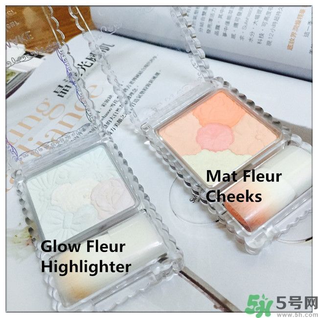 canmake花瓣腮紅色號對比圖？canmake五色花瓣腮紅試色