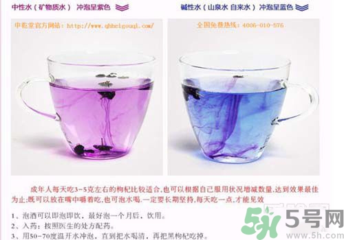 黑枸杞泡水是什么顏色？黑枸杞泡水是紫色的嗎？