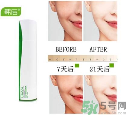 韓后茶蕊嫩白系列怎么樣？韓后茶蕊baby白好用嗎？