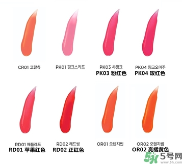 菲詩小鋪水墨絢染潤(rùn)唇彩色號(hào) 菲詩小鋪唇彩試色圖