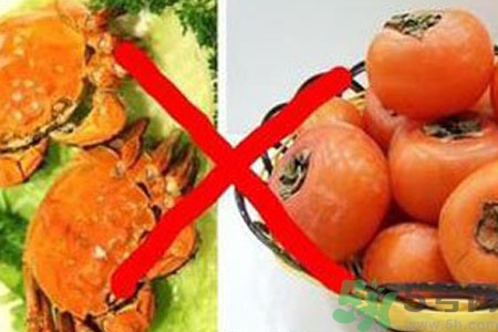 大閘蟹和柿子為什么不能一起吃？柿子和螃蟹隔多久可以吃？