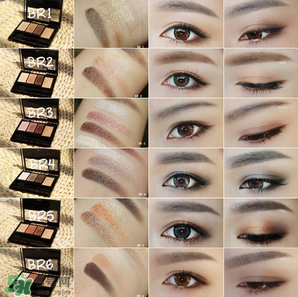 kate眼影哪個(gè)色號(hào)好？kate眼影br2和br3上妝