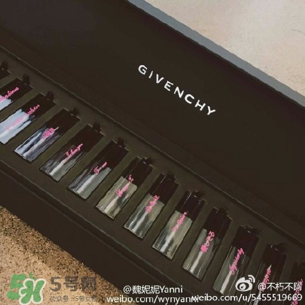 紀(jì)梵希我愛你口紅多少錢？紀(jì)梵希情人節(jié)我愛你刻字口紅價格