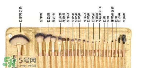 化妝刷有哪些？不同化妝刷怎么用？