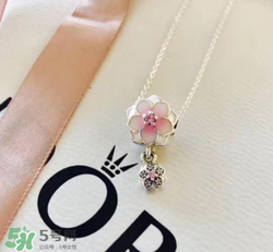 潘多拉2017新品桃花項鏈多少錢？pandora新品桃花項鏈專柜價格