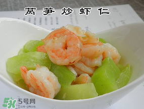 萵筍可以和蝦一起吃嗎？萵筍能和蝦仁一起吃嗎？