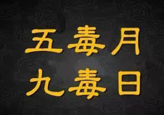 九毒日是哪幾天？2017年九毒日是哪幾天？