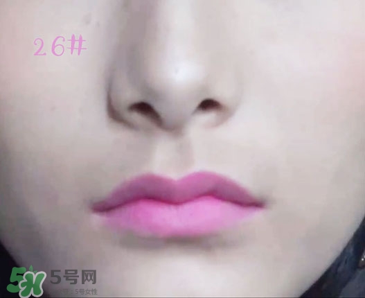 miss rose口紅怎么樣？miss rose口紅色號試色