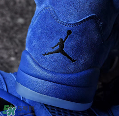 air jordan5麂皮皇家藍(lán)正品多少錢？喬丹5代藍(lán)麂皮專柜價(jià)格