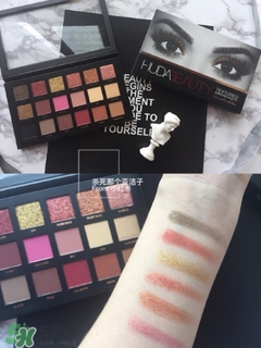 huda beauty眼影怎么畫？huda beauty眼影盤教程