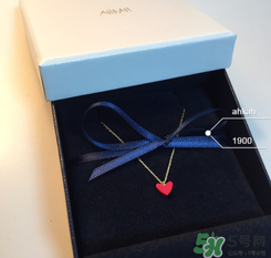 ahkah小紅心項(xiàng)鏈多少錢？ahkah紅心鎖骨鏈專柜價(jià)格