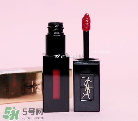ysl黑管唇釉413是什么顏色？ysl圣羅蘭黑管唇釉413試色