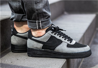 nike air force 1 low黑灰配色上腳怎么樣_好看嗎？