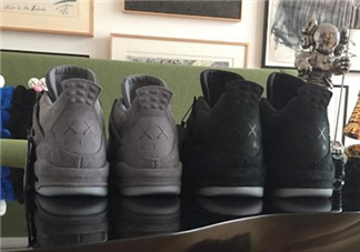 kaws與air jordan 4聯(lián)名黑色版本多少錢？aj4純黑限定發(fā)售價格