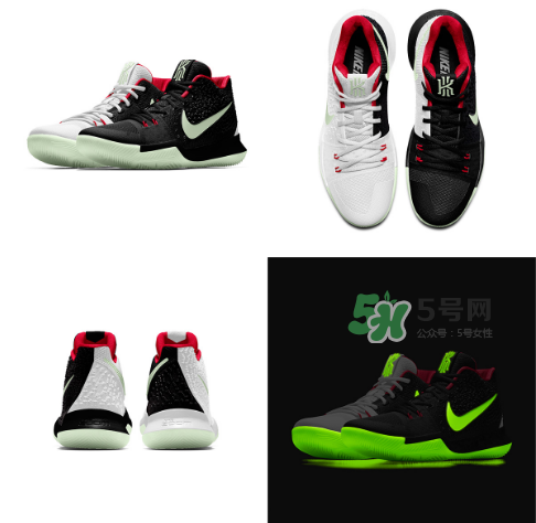 歐文同款黑白鴛鴦夜光kyrie 3怎么定制_在哪里買？