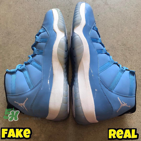 air jordan 11北卡藍(lán)真假怎么分辨？aj11北卡藍(lán)真假鑒定