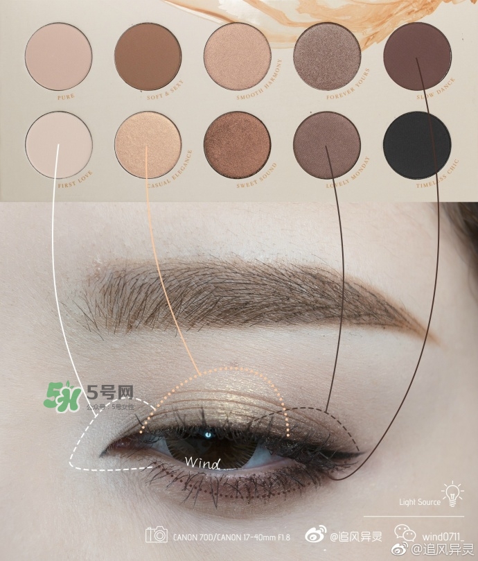 zoeva naturally yours眼影盤怎么畫？naturally yours教程