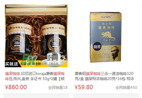 貓屎咖啡多少錢一杯？貓屎咖啡多少錢一斤