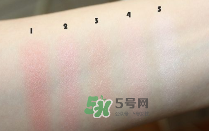 MAQuillAGE心機(jī)五色腮紅怎么樣？MAQuillAGE心機(jī)五色腮紅試色