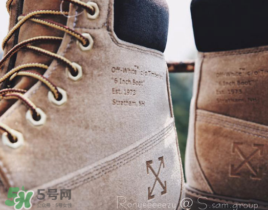 off white與timberland聯(lián)名6英寸大黃靴實(shí)物什么樣？