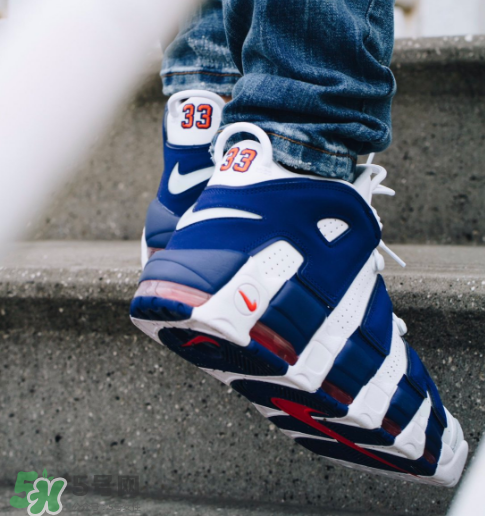 nike air more uptempo尼克斯配色上腳效果怎么樣？