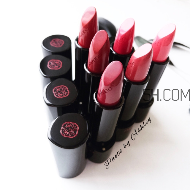 資生堂Rouge Rouge唇膏色號(hào)_試色圖