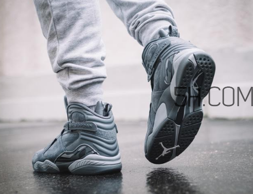 air jordan 8 retro cool grey上腳效果怎么樣？
