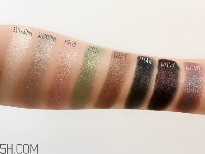 wet n wild8色眼影盤(pán)試色_畫(huà)法教程