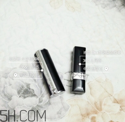 紀(jì)梵希306和迪奧999哪個(gè)好看？紀(jì)梵希306迪奧999試色對(duì)比
