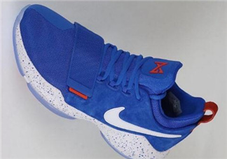 nike pg1 blue suede實(shí)物什么樣？