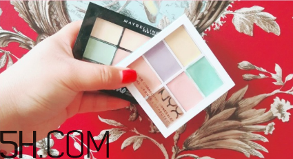 美寶蓮六色遮瑕盤好用嗎？nyx vs maybelline六色遮瑕盤對(duì)比