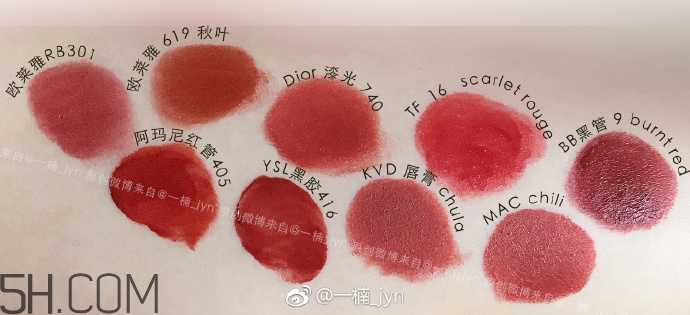 歐萊雅619和迪奧740像嗎？歐萊雅619秋葉和迪奧740對比