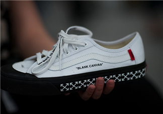 off white與vans聯(lián)名鞋款實物什么樣？