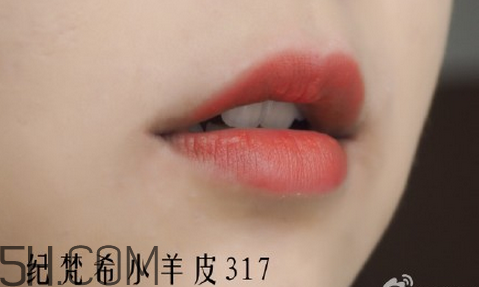 紀梵希304是西柚色嗎？紀梵希小羊皮304和317哪個好看？