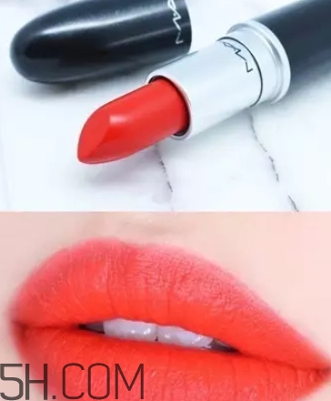 橘紅色口紅是什么顏色？橘紅色口紅試色效果圖