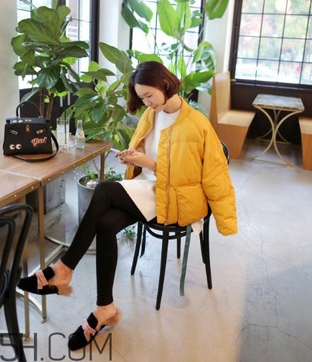 黃色棉服怎么搭配？黃色棉襖搭配圖片