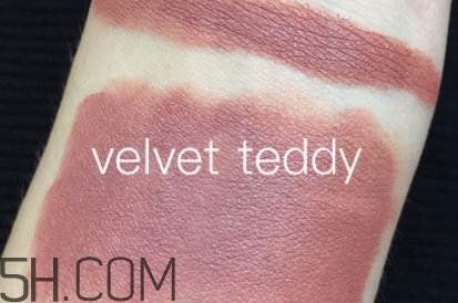 mac velvet teddy是什么顏色？mac velvet teddy試色