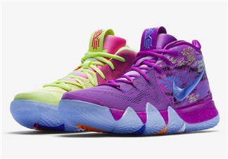 nike kyrie 4 multi color鴛鴦配色實(shí)物諜照什么樣？