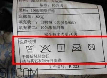 羽絨服標簽上的圖什么意思？羽絨服標牌怎么看？
