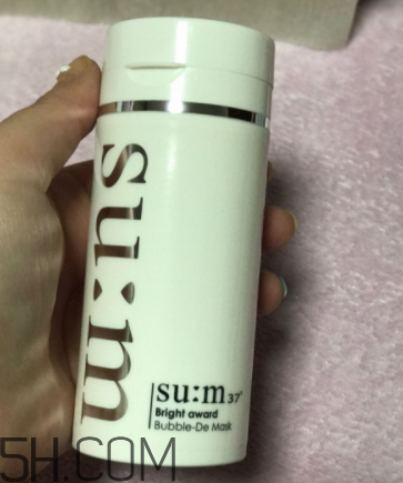 SUM37氣泡面膜能卸妝嗎？功能是什么？