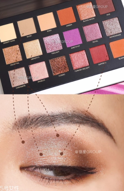 huda beauty沙漠盤怎么畫？油管大神一步步示范