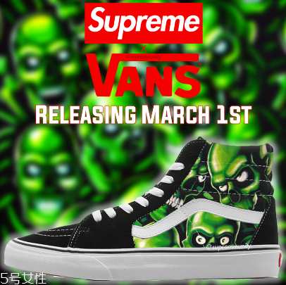 supreme與vans2018春夏聯(lián)名鞋款發(fā)售時(shí)間_多少錢(qián)