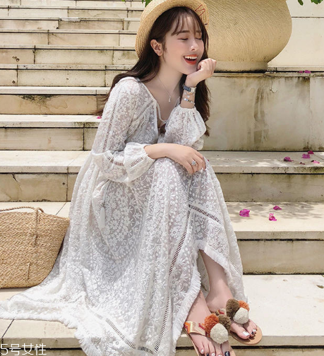 2022新款蕾絲連衣裙？回頭率超高的仙女裙