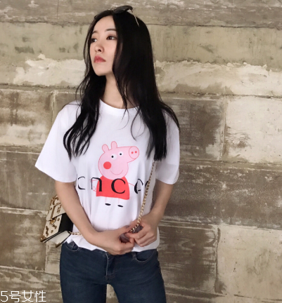 gucci小豬佩奇短袖是真的嗎？gucci小豬佩奇t恤真假