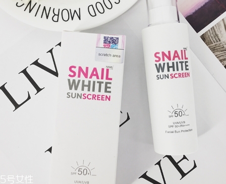 snailwhite防曬霜怎么樣？snailwhite防曬霜使用方法
